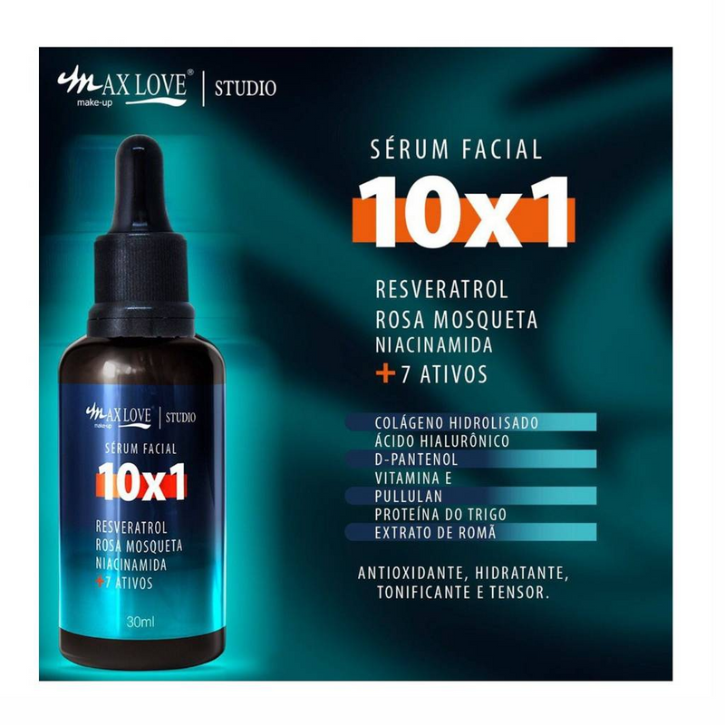 Sérum Facial 10 em 1 Max Love 30ml 10 Ativos (4884)