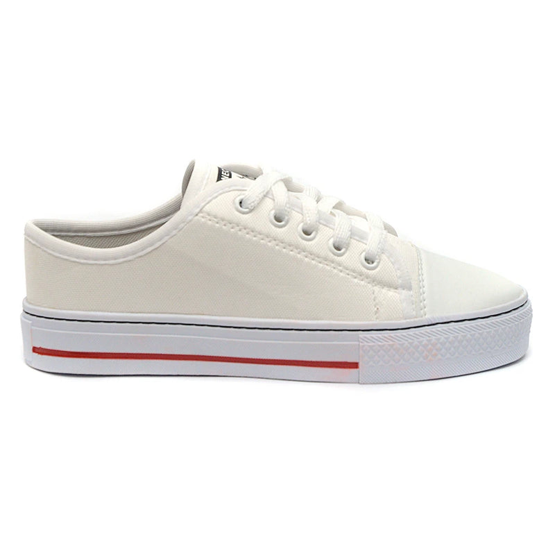 Tênis Feminino Branco Casual Uolk Star Confortável Super Leve Promoção