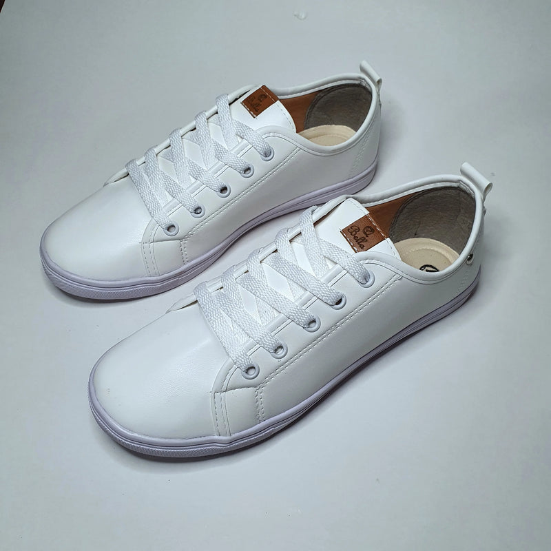 Tênis Feminino Casual Branco Tenis Sapatenis Casual Bella 163