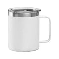 Caneca Térmica 350ml Café Isolada Aço Desativado Com Alça Viagem Vácuo Pare