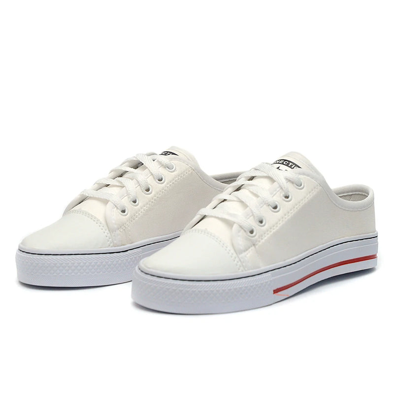 Tênis Feminino Branco Casual Uolk Star Confortável Super Leve Promoção