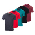 Kit 5 Camisas Gola Polo Masculina Piquet de Algodão