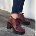 Bota Feminina Stilo Social Preta/Bordo/branca 34 à 39 Oferta Outono