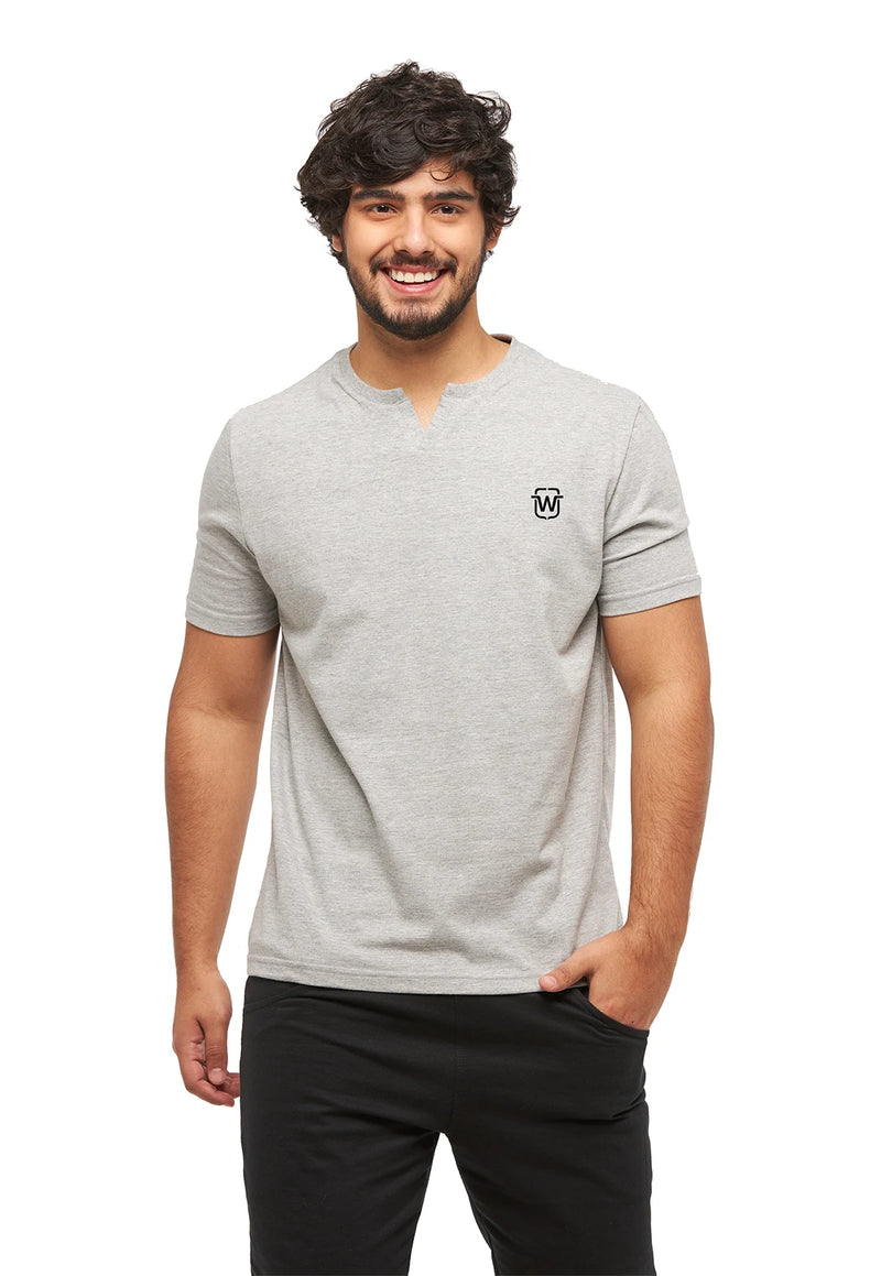 CAMISETA BÁSICA MASCULINA GOLA PORTUGUESA C3 WOOKS