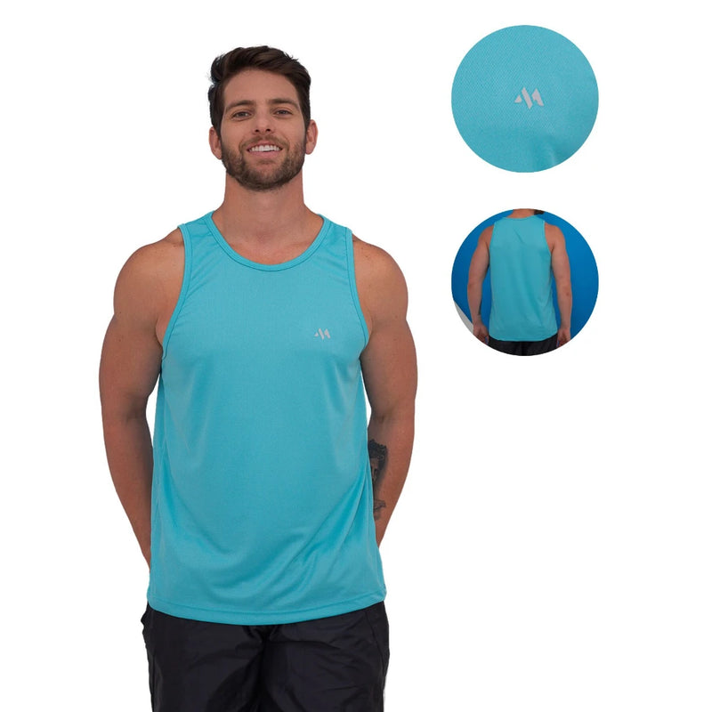 Regata Masculina Camisas Slim Moda Masculina Dry Fit