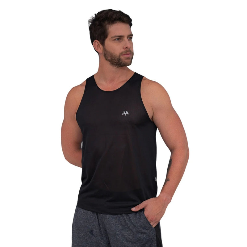 Regata Masculina Camisas Slim Moda Masculina Dry Fit