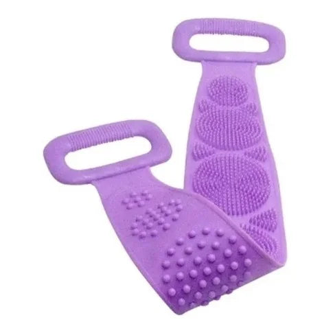 Esponja Cinta De Silicone Para Esfoliação Banho Massageador