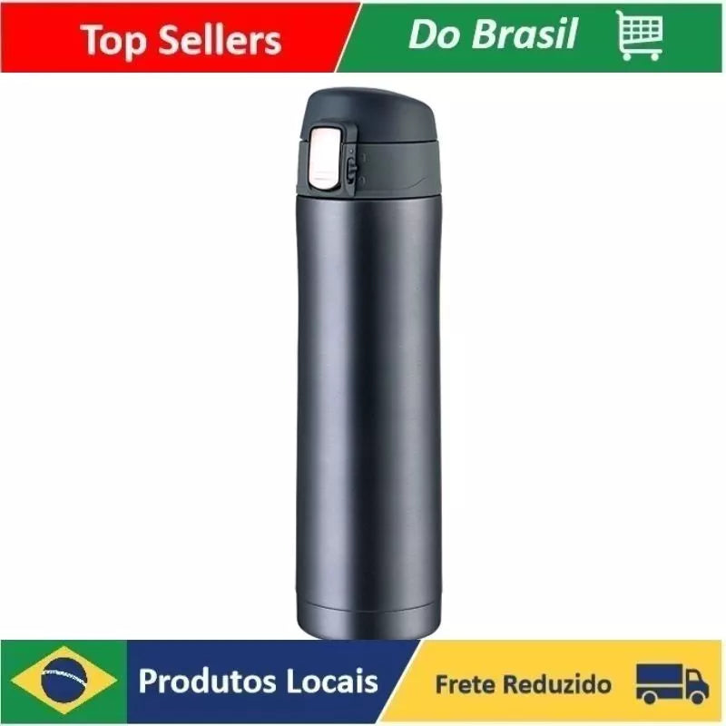 500ml Garrafa Térmica Aço Inox Inquebrável Garrafa Agua Escola Promoções