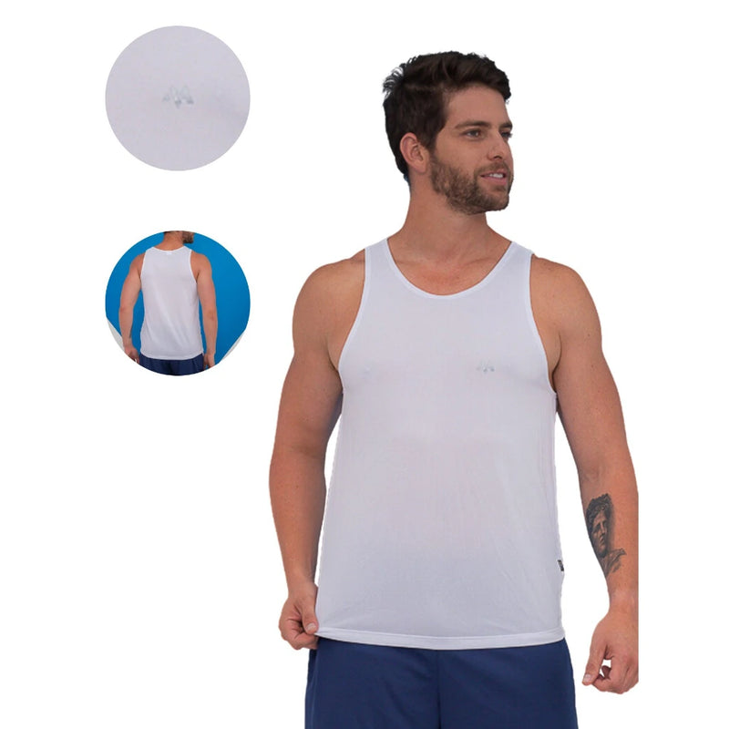 Regata Masculina Camisas Slim Moda Masculina Dry Fit