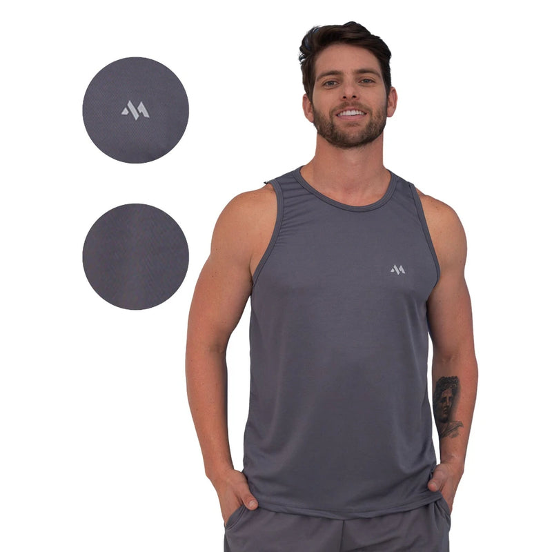 Regata Masculina Camisas Slim Moda Masculina Dry Fit