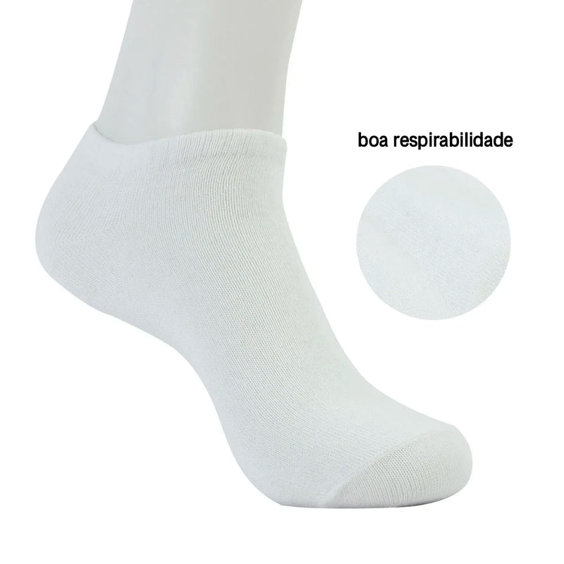 Kit 12 Pares Meia Masculina Adulto Curto Soquete Meias De Barco Meias De Cano Ba