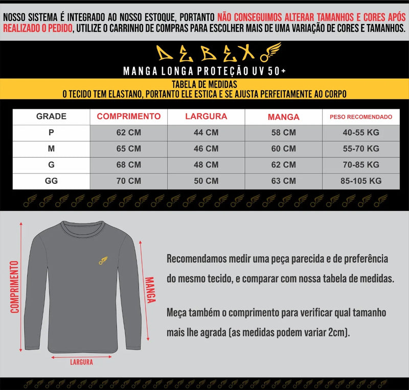 Kit 3 Camiseta Proteção Solar Térmica Compressão Segunda Pele Tecido Gelado