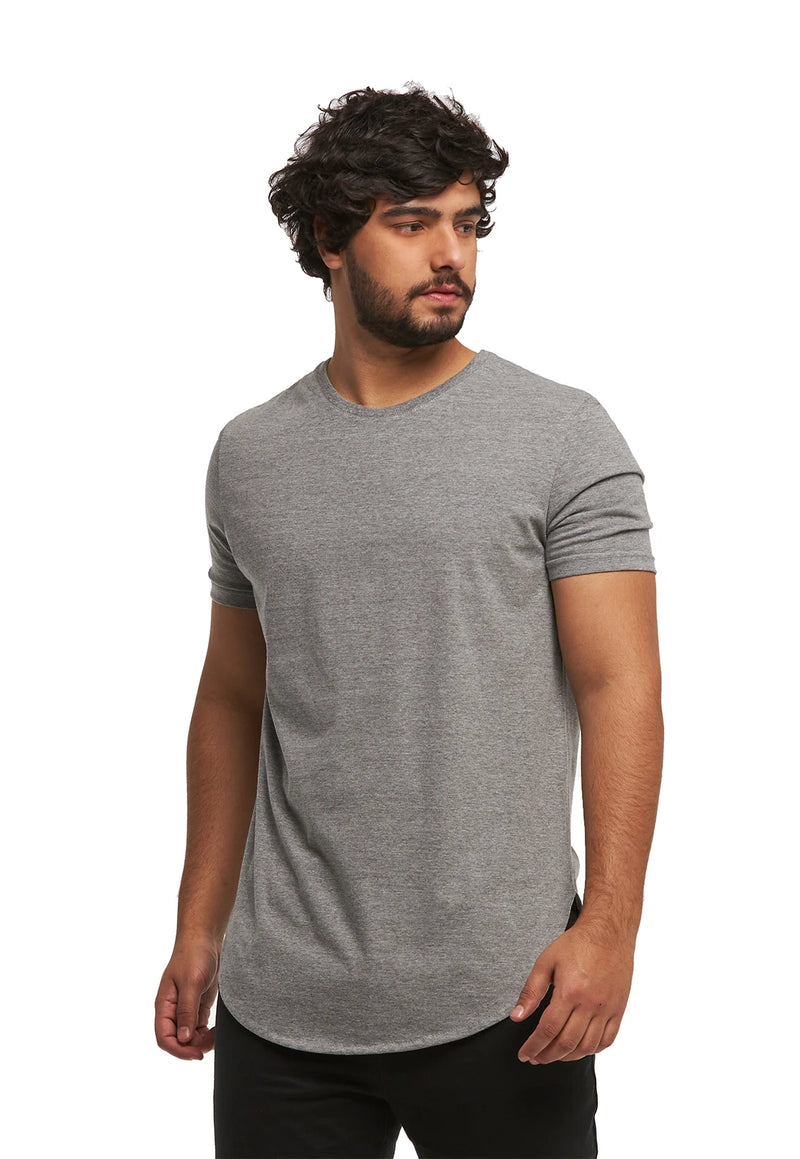 CAMISETA LONGLINE MASCULINO OVERSIZED CAMISA MANGÁ CURTA C1