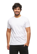 Camiseta Básica Lisa Gola Redonda Masculina Algodão C4