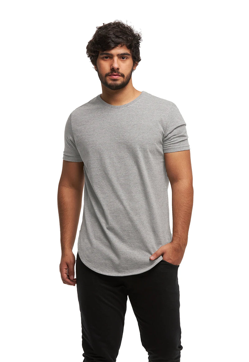 CAMISETA LONGLINE MASCULINO OVERSIZED CAMISA MANGÁ CURTA C1