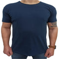 Camiseta Masculina Slim Lisa Algodão Premium