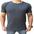 Camiseta Masculina Slim Lisa Algodão Premium