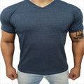 Camiseta Masculina Lisa Gola V Slim Fit