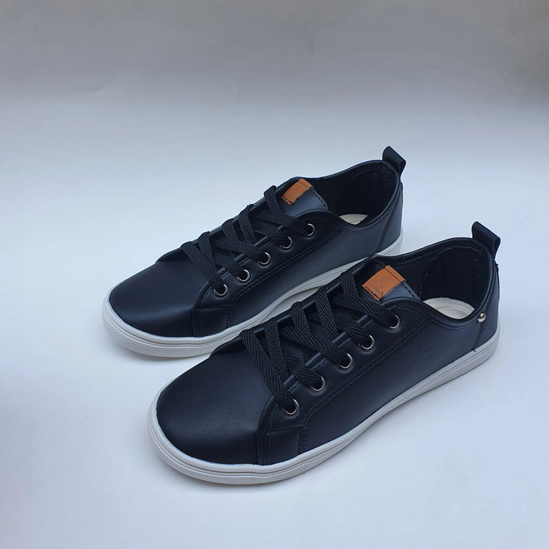 Tênis Feminino Casual Preto Tenis Sapatenis Casual Bella 163