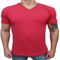 Camiseta Masculina Lisa Gola V Slim Fit