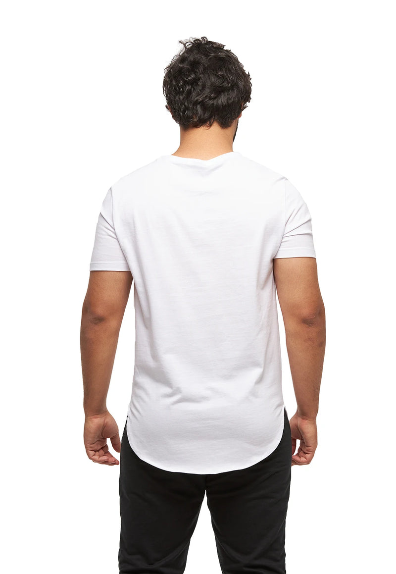 CAMISETA LONGLINE MASCULINO OVERSIZED CAMISA MANGÁ CURTA C1