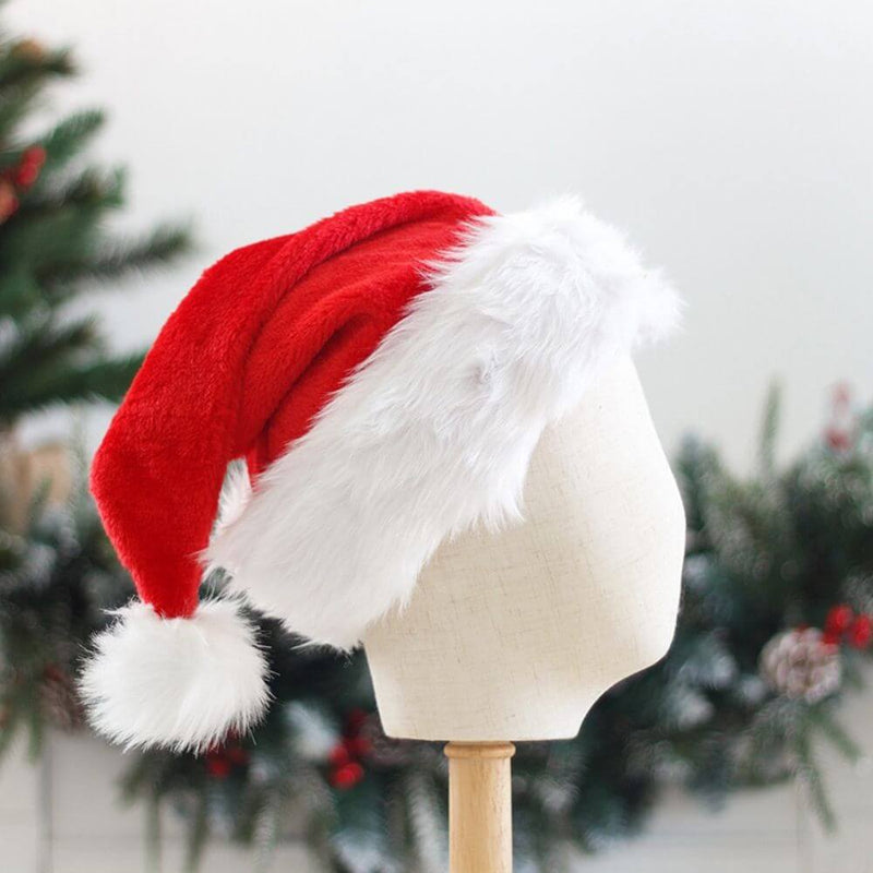 Gorro Papai Noel Veludo Vermelho 40 cm Touca Natal (NTG1003)