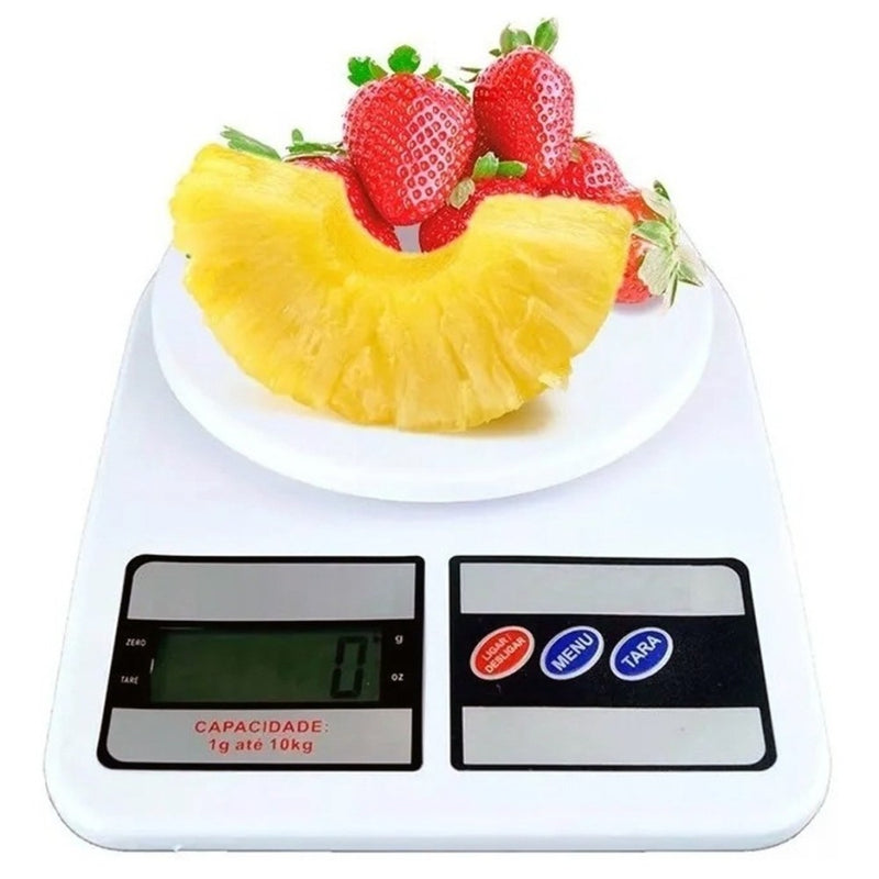 Balança Digital De Precisão Cozinha 10kg Nutrição E Dieta (HM57)