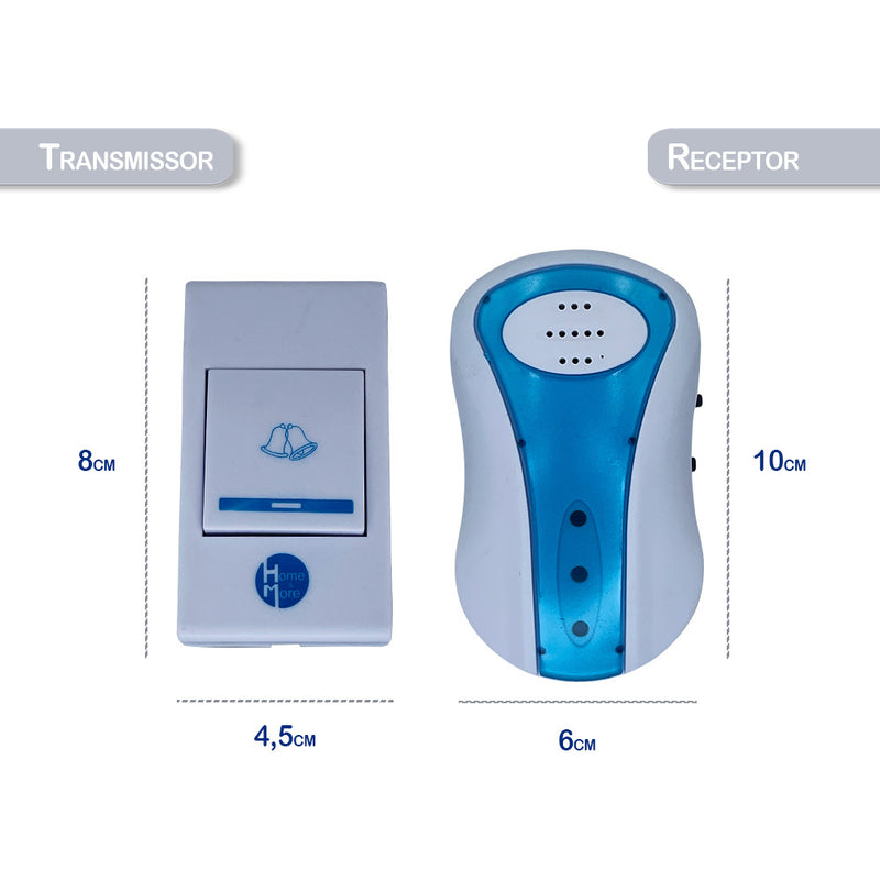 Campainha Residencial Wireless Sem Fio Resistente Água Wifi (FXA0101)