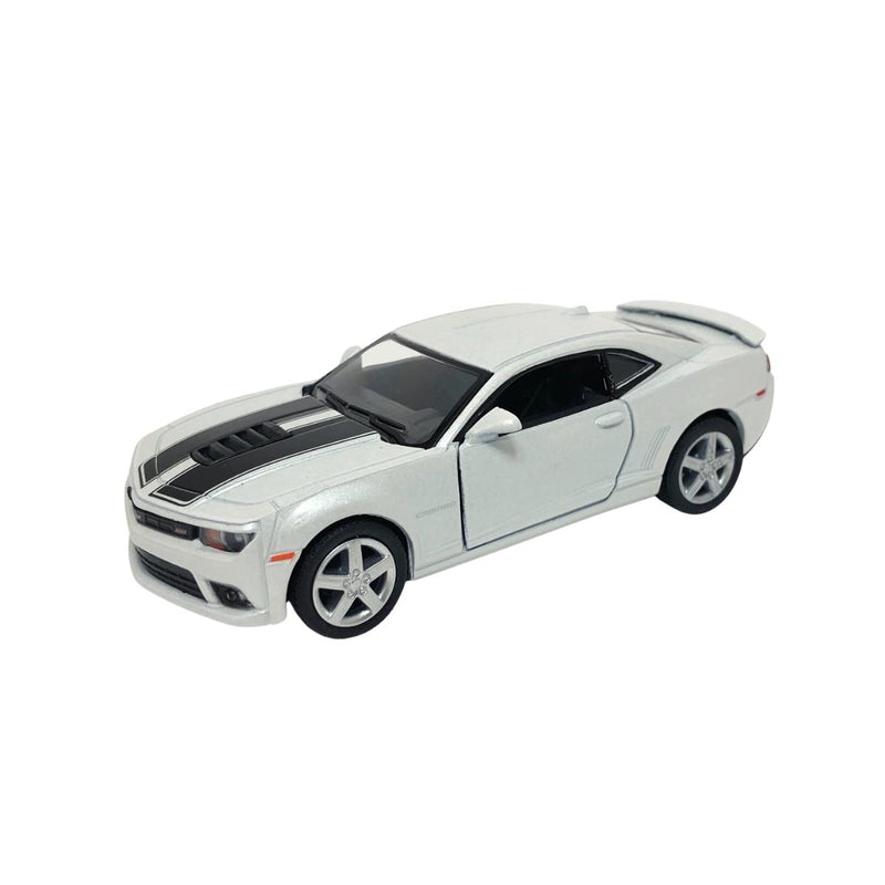 Miniatura Colecionável Chevrolet Camaro 2014 Branco 1/38 Kinsmart (4319)