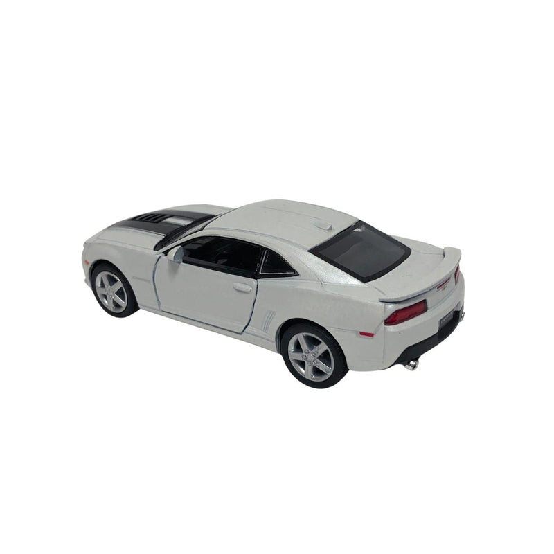 Miniatura Colecionável Chevrolet Camaro 2014 Branco 1/38 Kinsmart (4319)