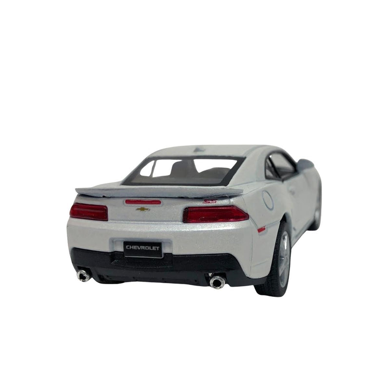 Miniatura Colecionável Chevrolet Camaro 2014 Branco 1/38 Kinsmart (4319)