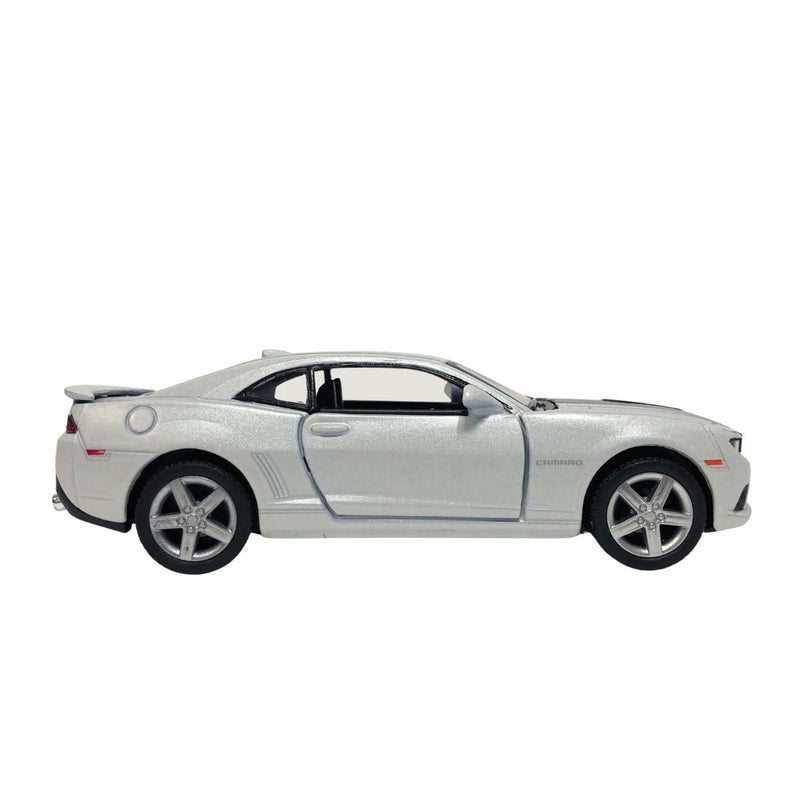 Miniatura Colecionável Chevrolet Camaro 2014 Branco 1/38 Kinsmart (4319)