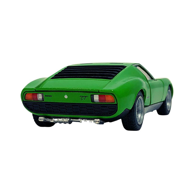 Miniatura Colecionável Lamborghini Miura P400 SV 1971 Verde 1/34 Kinsmart (4301