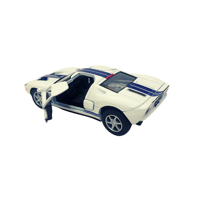 Miniatura Colecionável Ford GT 2006 Branco 1/36 Kinsmart (4297)