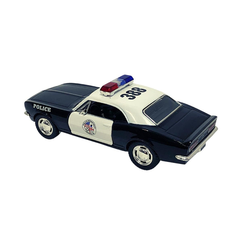 Miniatura Colecionável Chevrolet Camaro Z-28 1967 Polícia 1/37 Kinsmart (4389)