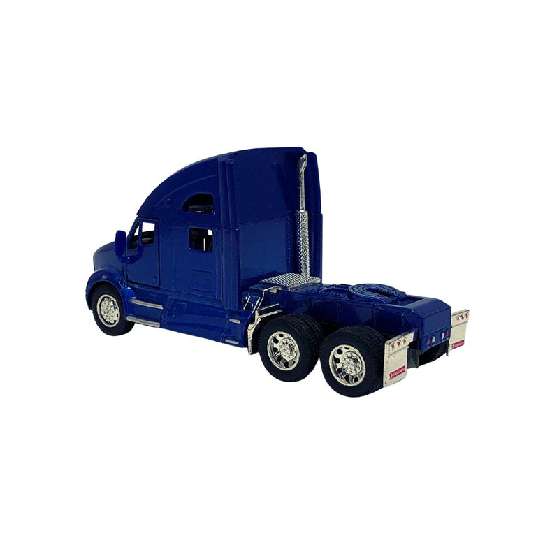 Miniatura Colecionável Caminhão Kenworth T700 Azul 1/68 Kinsmart (4381)