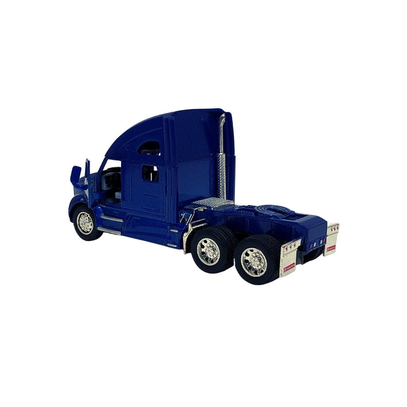 Miniatura Colecionável Caminhão Kenworth T700 Azul 1/68 Kinsmart (4381)