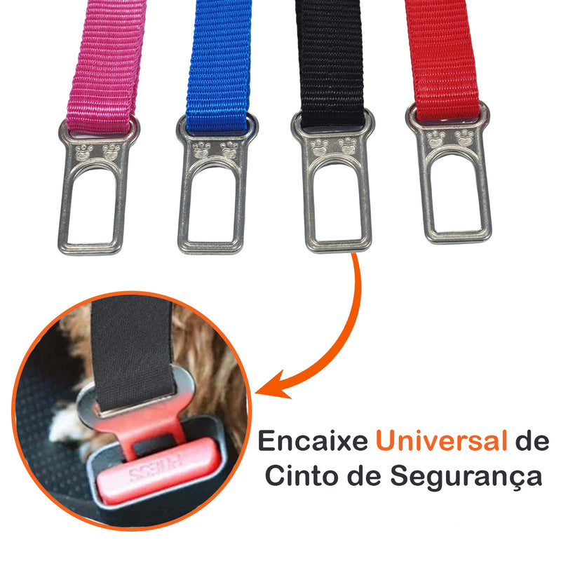 Cinto de Segurança 54004rosa Tradicional Regulavel Nylon P Cor: Rosa 54004