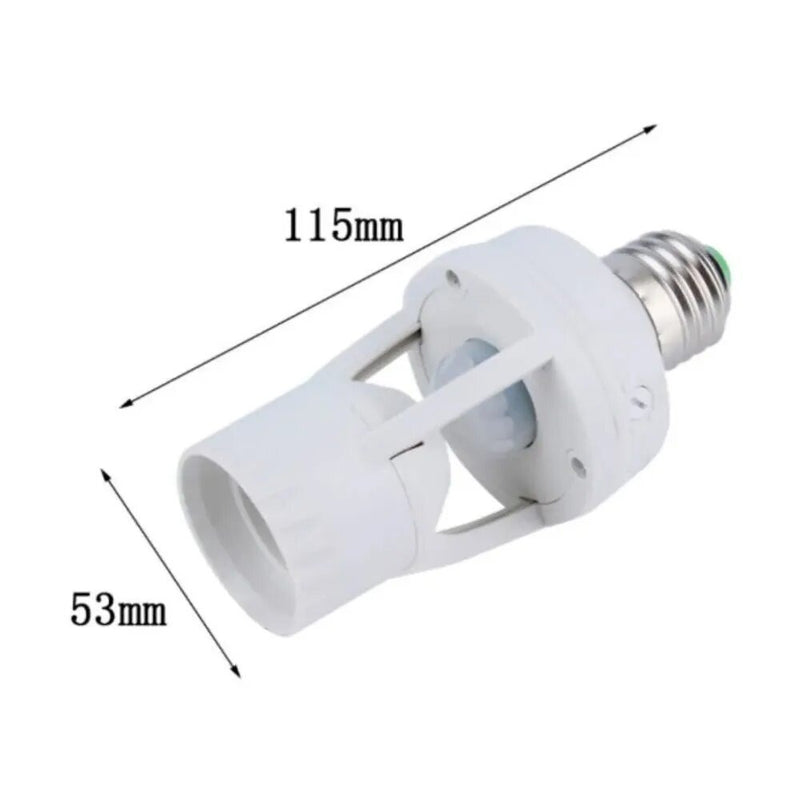 SENSOR DE PRESENÇA COM FOTOCÉLULA PARA LAMPADA SOQUETE LUATEK LK6015 (8040)